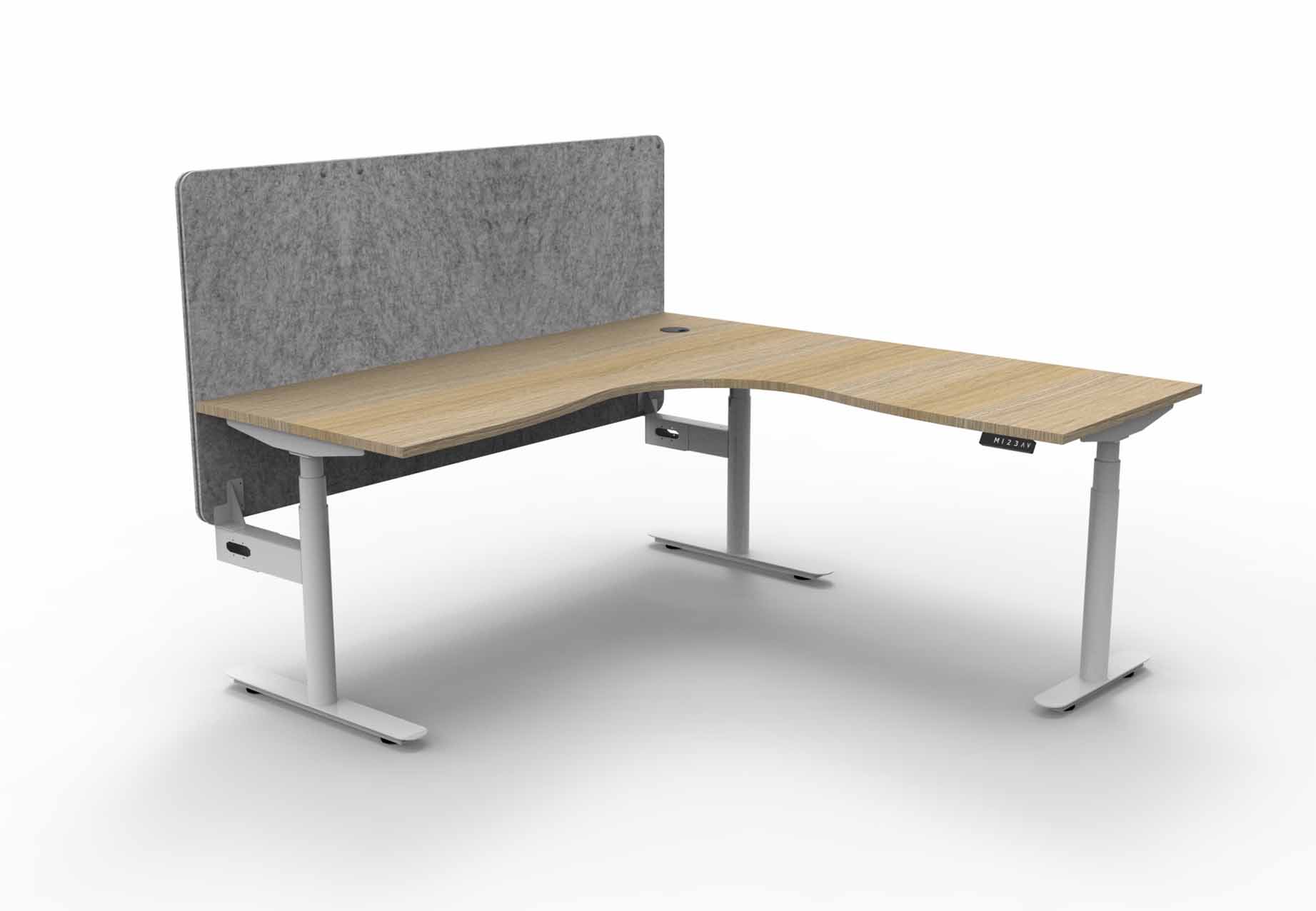 Halo+ Corner Workstation -  with Eco Screen